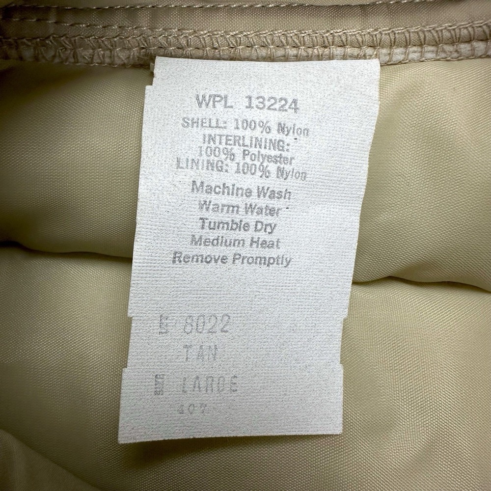 VTG 80s CO-OP Agri-Trac Radial Puffer Quilted Vest‎ Tan Men's Size Large Patch - Picture 6 of 13